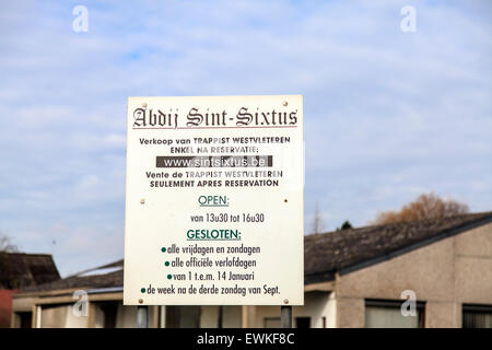 San Sisto Abbey beer pick-up Foto Stock