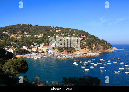 Calella Palafrugell, Llafranc bay, Catalogna, Spagna, Europa Foto Stock