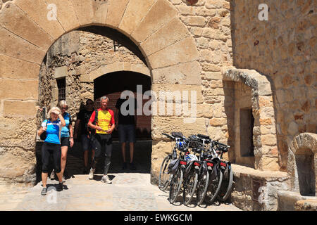 Città vecchia di Pals in Costa Brava Catalogna, Europa Foto Stock