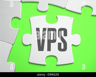 VPS - Puzzle con pezzi mancanti. Foto Stock