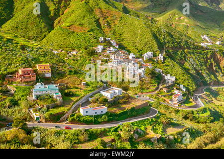 Villaggio Taganana, Tenerife, Isole Canarie, Spagna Foto Stock