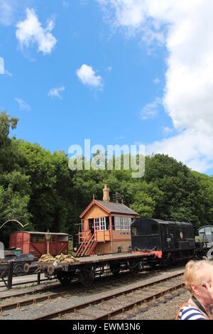 Severn Valley Steam Railway 1940's Weekend mock ww2 battaglie, Steam Railway, mostre, intrattenimento, meraviglioso scenario Foto Stock