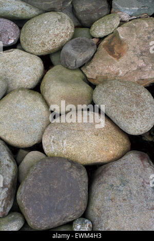 Primo piano sulla pila di rocce. Foto Stock