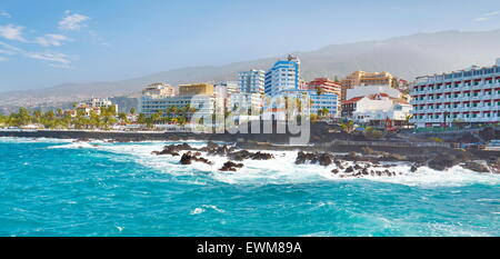 Puerto de la Cruz, Tenerife, Isole Canarie, Spagna Foto Stock