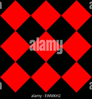 Sfondo con quadrati interni, illustrazione Foto Stock