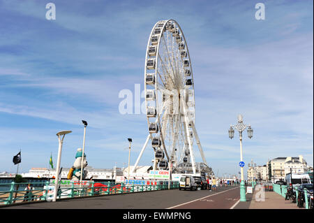 Brighton Wheel Regno Unito lungomare Inghilterra nel 2015 Foto Stock