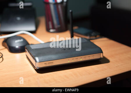 Wireless Router WiFi Foto Stock