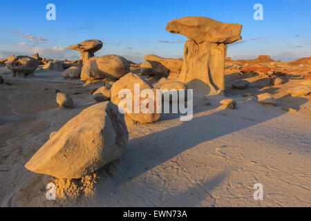 Bisti deserto De-Na-Zin, Nuovo Messico, STATI UNITI D'AMERICA Foto Stock