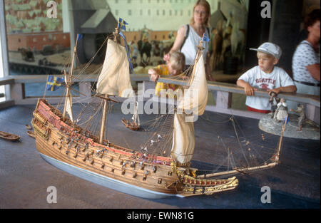 Il Museo Vasa è un museo marittimo di Stoccolma, Svezia. Situato sull'isola di Djurgården, Foto Stock