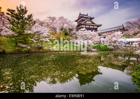 Nara, Giappone a Koriyama e Castello nella stagione primaverile Foto Stock