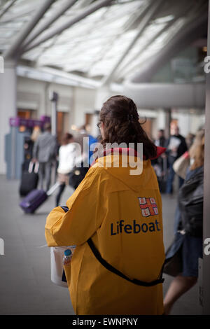 Scialuppa di salvataggio Charity Fundraiser Foto Stock