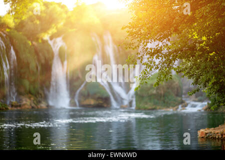 Cascata Kravica Foto Stock