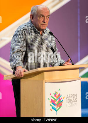 Aspen, Colorado, Stati Uniti d'America. Il 29 giugno, 2015. Autore CHARLES MURRAY parla all'Aspen idee Festival. Credito: Brian Cahn/ZUMA filo/Alamy Live News Foto Stock