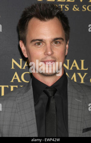 Quarantaduesimo Giorno annuale Creative Arts Emmy Awards a Universal Hilton Hotel dotato di: Darin Brooks dove: Los Angeles, California, Stati Uniti quando: 24 Apr 2015 Foto Stock