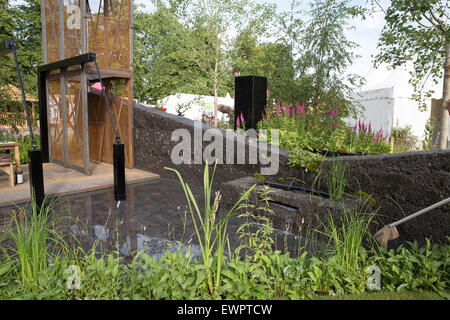 East Molesey, Regno Unito. Il 29 giugno, 2015. Hampton Court Palace flower show sulla giornata della stampa. Credito: Keith Larby/Alamy Live News Foto Stock