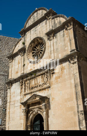 Chiesa di San Salvatore, la città vecchia di Dubrovnik, Croazia Foto Stock