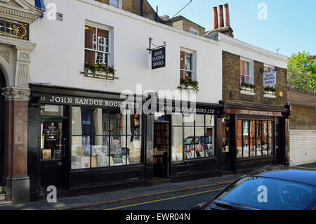 John Sandoe (libri) Ltd, Blacklands terrazza, King's Road, Kensington e Chelsea, London SW3, Regno Unito Foto Stock