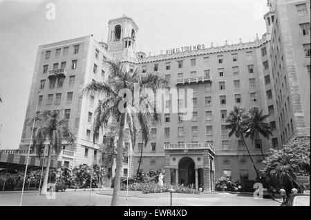 L'Hotel Nacional de Cuba Havana, Cuba 21 maggio 1978 l'hotel ha aperto nel 1930 ed era popolare con i turisti americani. Durante la crisi dei missili di Cuba Fidel Castro e Che Guevara impostare la loro sede qui per preparare la difesa dell Avana da aereo Foto Stock