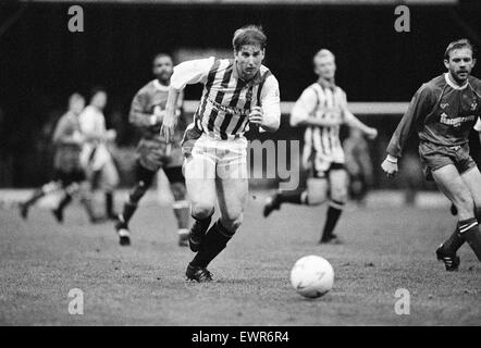 L Huddersfield 2-1 Bury, Divisione 3 League a Leeds Road, sabato 22 dicembre 1990. Foto Stock