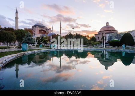 Aya Sofya / Haghia Sophia a Istanbul Foto Stock