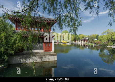 Giardino del Mondo, il parco ricreativo , Marzahn di Berlino Foto Stock