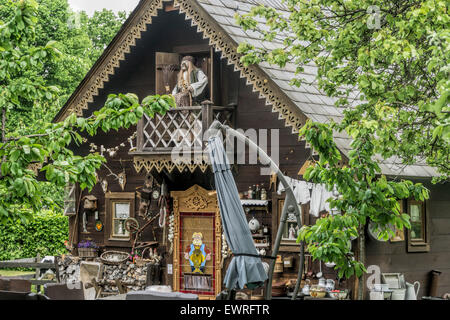 Colonia russa Alexandrowka , blocco House, Potsdam, Brandeburgo, Germania orientale, Foto Stock