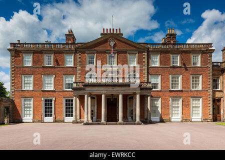 Weston Park House at Weston Park, Weston sotto una lucertola, Shifnal, Shropshire, Regno Unito Foto Stock