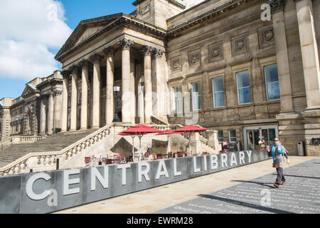 Pluripremiata libreria centrale,Liverpool Foto Stock