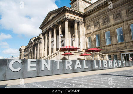 Pluripremiata libreria centrale,Liverpool Foto Stock