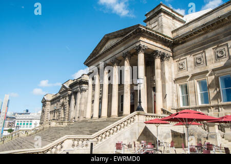 Central,Biblioteca,Liverpool,l'esterno,Inghilterra. Foto Stock