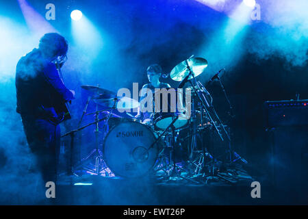 Nottingham, Regno Unito. Il 30 giugno, 2015. Rebel nero Moto Club eseguire a Nottingham Rock City, 2015 Credit: Myles Wright/ZUMA filo/ZUMAPRESS.com/Alamy Live News Foto Stock