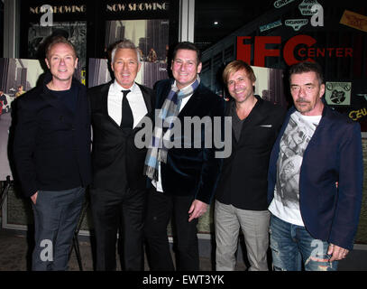 Premiere di Spandau Ballet's 'Soul ragazzi di tutto il Mondo Occidentale' all'IFC Center dotato di: Gary Kemp Martin Kemp, Tony Hadley, Steve Norman, John Keeble dove: New York New York, Stati Uniti quando: 29 Apr 2015 Foto Stock