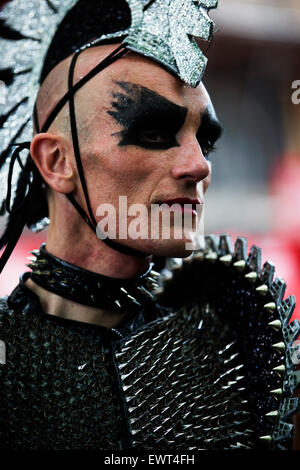 Orgoglio a Londra Parade, 2015, Baker Street, Marylebone, London, England, Regno Unito Foto Stock