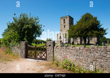 Priory chiesa di St Mary e St Hardulph in Breedon sulla collina, LEICESTERSHIRE REGNO UNITO Inghilterra Foto Stock