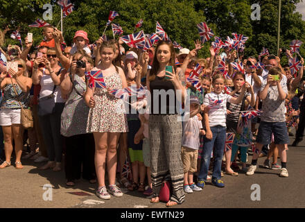 Addio al Festival di guarnigione, Bordon, Hampshire, Regno Unito. Sabato 27 Giugno 2015. Foto Stock