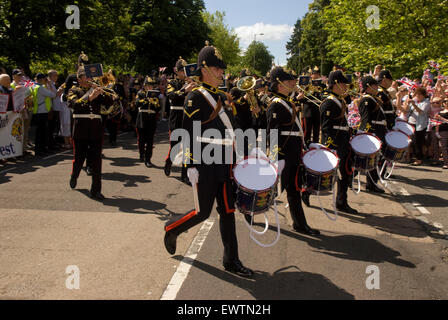 Addio al Festival di guarnigione, Bordon, Hampshire, Regno Unito. Sabato 27 Giugno 2015. Foto Stock