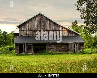 Vacante in un fienile in Montagne Adirondack, Foto Stock