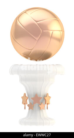 Aggiudicazione pallavolo sport Cup Trofeo Foto Stock