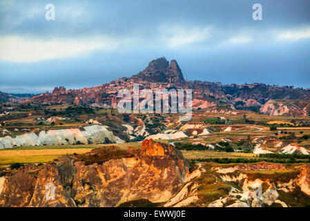Uchisar, Goereme, Cappadocia, Anatolia, Tuerkey Foto Stock