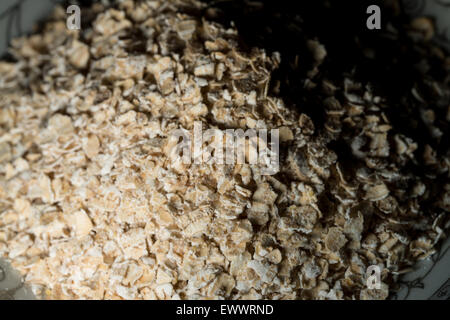 Oat Flake in una ciotola Foto Stock