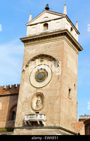 Il Palazzo della Ragione a Mantova, Lombardia, Italia. Foto Stock