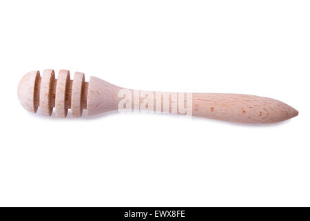 Il cucchiaio di legno di miele Foto Stock