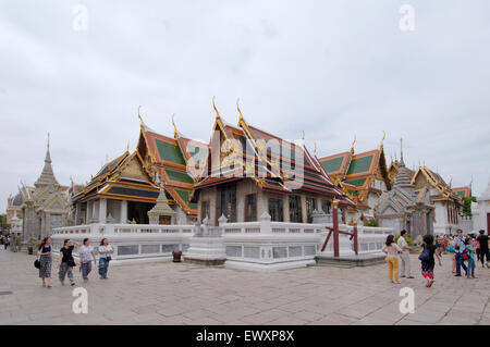 Il Grand Palace - Phra Borom Maha Ratcha Wang, Bangkok, Thailandia Foto Stock