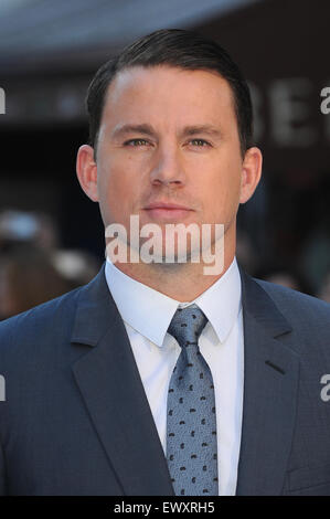 Channing Tatum assiste la premiere europeo di Magic Mike XXL a Vue West End di Londra. 30 Giugno 2015 © Paul Treadway Foto Stock