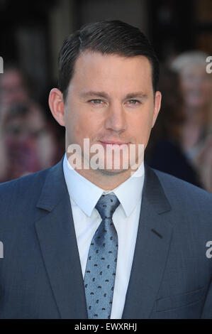 Channing Tatum assiste la premiere europeo di Magic Mike XXL a Vue West End di Londra. 30 Giugno 2015 © Paul Treadway Foto Stock