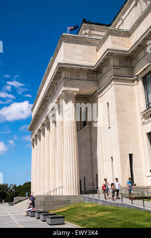 Il museo di Auckland edificio in auckland domain, Parnell, Nuova Zelanda. Architettura neoclassica Foto Stock