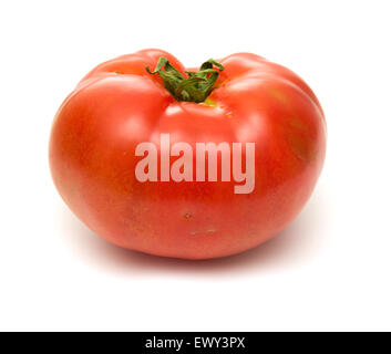 Grande massa-pomodoro coltivate isolati su sfondo bianco Foto Stock