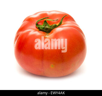 Grande massa-pomodoro coltivate isolati su sfondo bianco Foto Stock