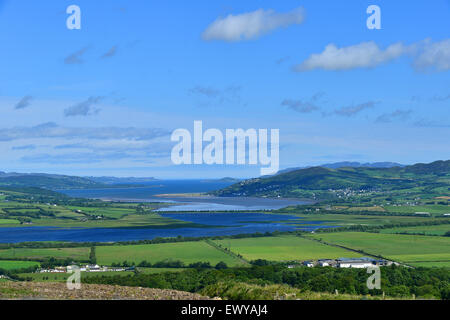 La Penisola di Inishowen e Lough Swilly, Donegal, Irlanda Foto Stock