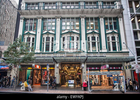 Strand Arcade su Queen Street,Auckland, Nuova Zelanda Foto Stock